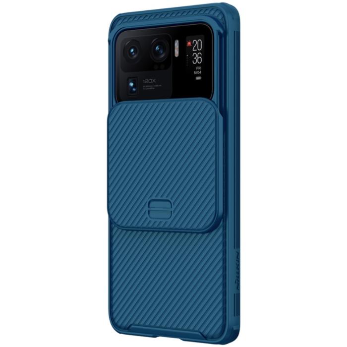 Bild 4, Xiaomi Mi 11 Ultra - NILLKIN CamShield Pro Skal - Blå