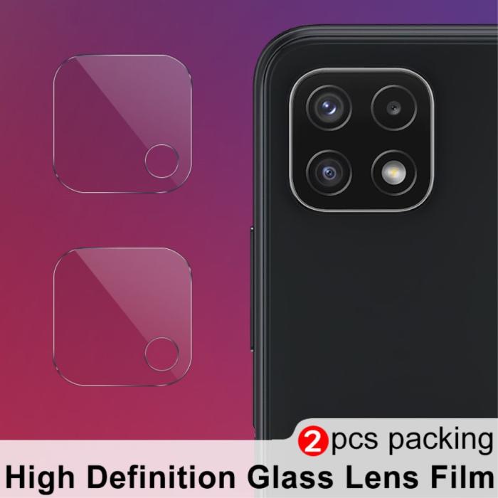 Bild 2, Samsung Galaxy A22 5G - 2-PACK Linsskydd I Härdat Glas