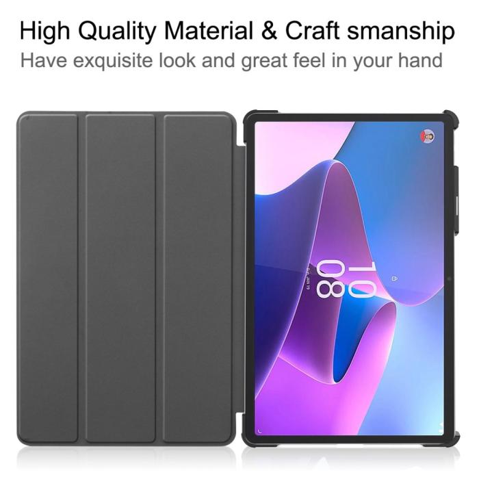 Bild 2, Lenovo Tab P11 Pro Gen 2 Fodral Tri-Fold Trött Katt