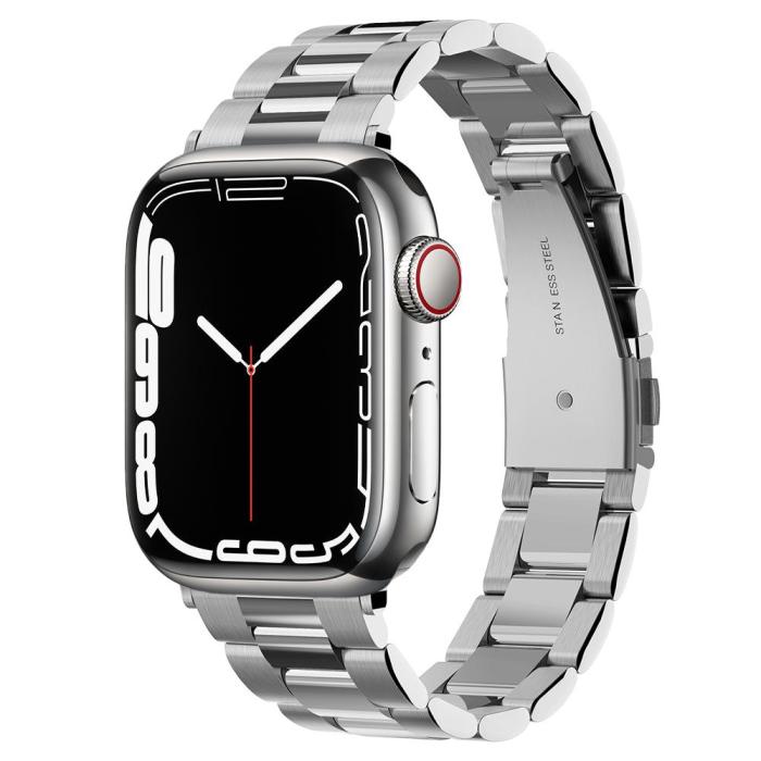 Bild 1, Spigen Apple Watch 38/40/41/42 mm Armband Modern Fit Silver