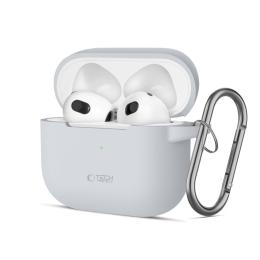 Tech-Protect AirPods 3 Skal Silikon Hook Crayon Grey