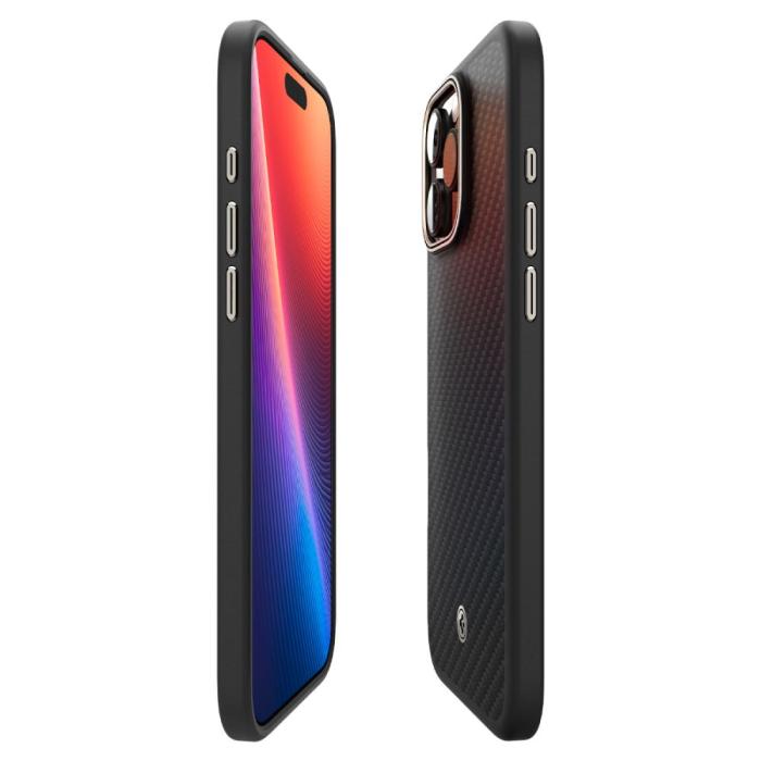 Bild 6, Spigen iPhone 16 Pro Max Skal Enzo Aramid MagSafe Svart