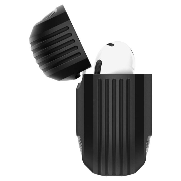 Bild 4, Spigen AirPods 4 Skal Rugged Armor Matt Svart