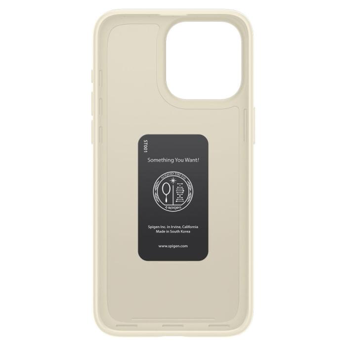 Bild 3, Spigen iPhone 15 Pro Skal Thin Fit Mute Beige