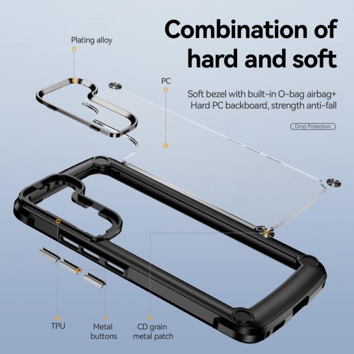 Bild 4, Samsung Galaxy S23 Skal Xtreme Shockproof Hybrid Svart
