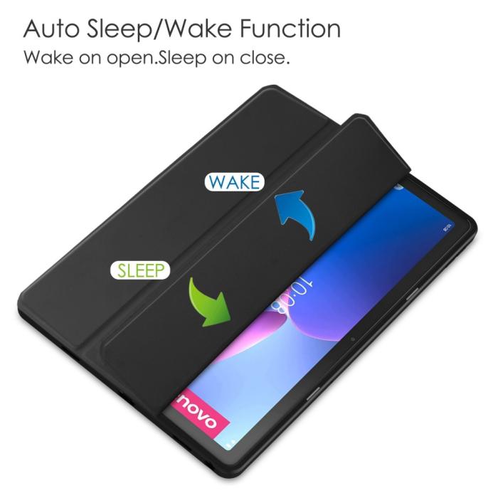 Bild 4, Lenovo Tab M10 Plus Gen 3 Fodral Tri-Fold Hybrid Svart
