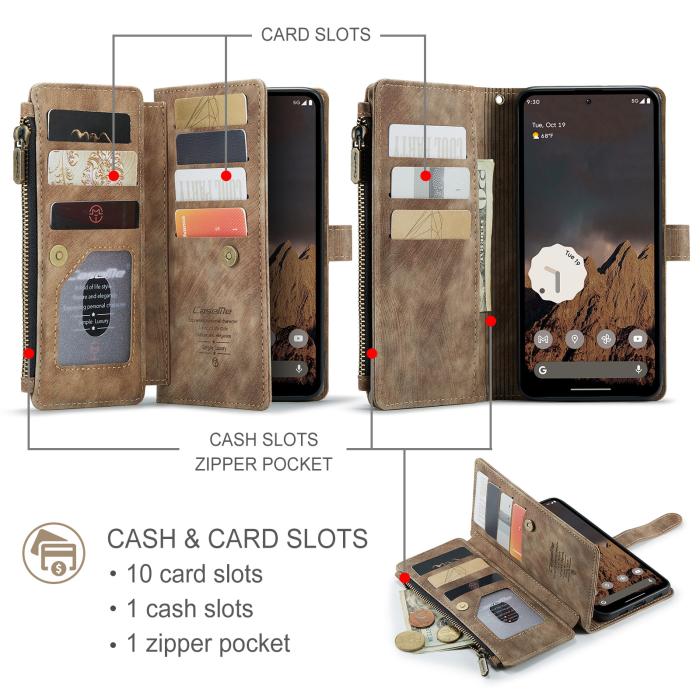 Bild 3, CASEME Google Pixel 11 Pro XL Fodral 2in1 Multifunktionell