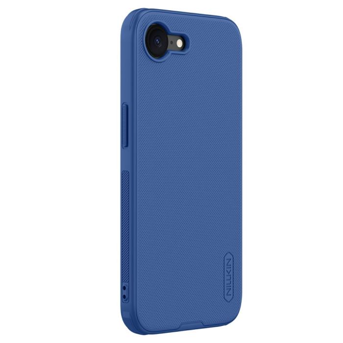 Bild 3, NILLKIN iPhone 17e / 16e Skal Frosted Shield Blå