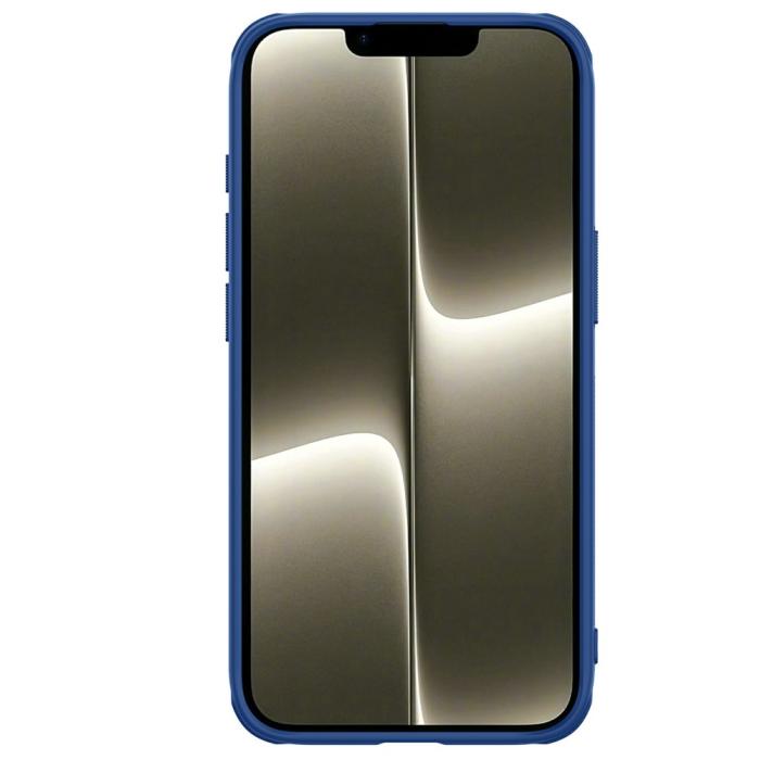 Bild 4, NILLKIN iPhone 17e / 16e Skal Frosted Shield Blå