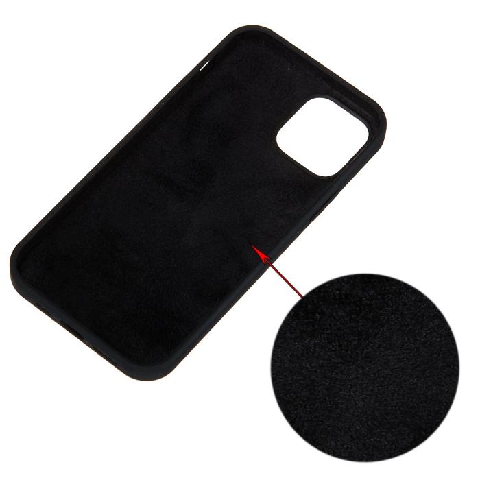Bild 3, iPhone 13 Skal Liquid Silikon Svart
