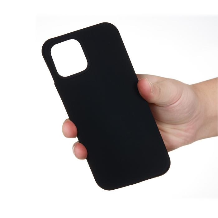Bild 4, iPhone 13 Skal Liquid Silikon Svart