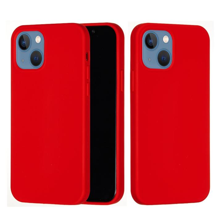 Bild 2, iPhone 13 Skal Liquid Silikon Röd