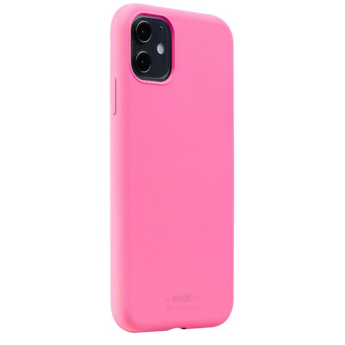 Bild 2, holdit iPhone 11/XR Skal Silikon Bright Pink