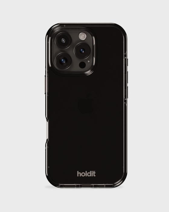 Bild 2, holdit iPhone 16 Pro Mobilskal Seethru Svart