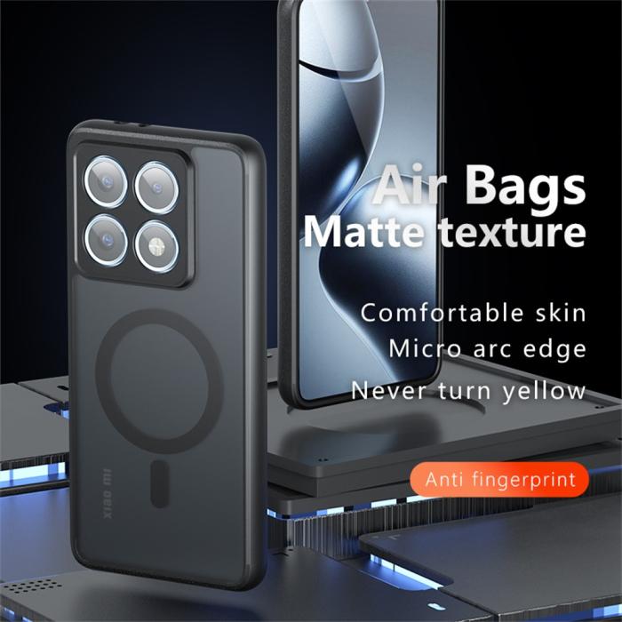 Bild 2, Xiaomi 14T Pro Skal MagSafe Hybrid Matt Svart