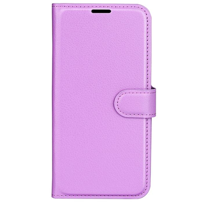 Bild 5, Motorola Edge 50 Pro 5G Litchi Läder Fodral Lila