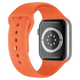 Apple Watch 42/44/45/49 mm Silikon Armband (M/L) Orange