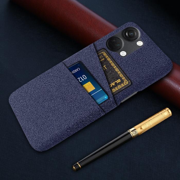 Bild 5, OnePlus Nord 3 5G Skal Tygbelagt 2 Kortfack Blå