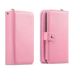 iPhone 7/8/SE (2020/2022) 2-i-1 Multifunktionellt Fodral Ljus Rosa