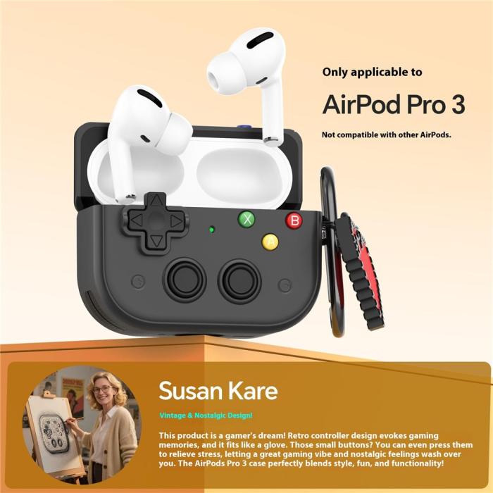 Bild 2, AirPods Pro 3 Skal Game Console Grå