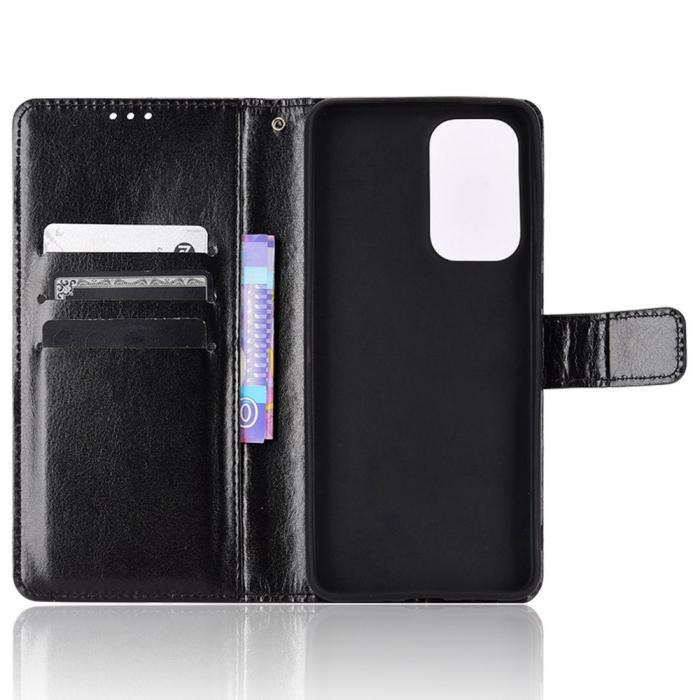 Bild 4, Samsung Galaxy A23 5G Fodral Crazy Horse Svart