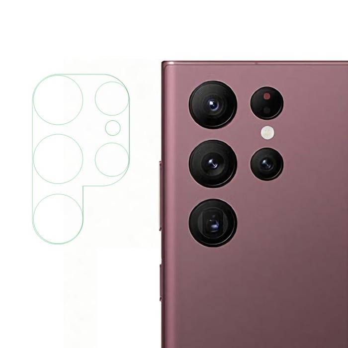 Bild 1, Samsung Galaxy S23 Ultra Linsskydd Härdat Glas Transparent