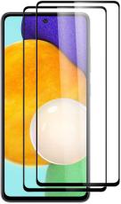 Samsung A72 5G - 2-Pack Heltäckande Skärmskydd i Härdat Glas