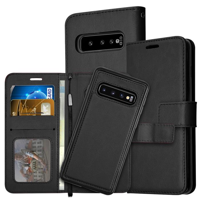 Bild 2, Samsung S10 - Fodral / Magnet Skal 2 in 1 - Välj Färg!