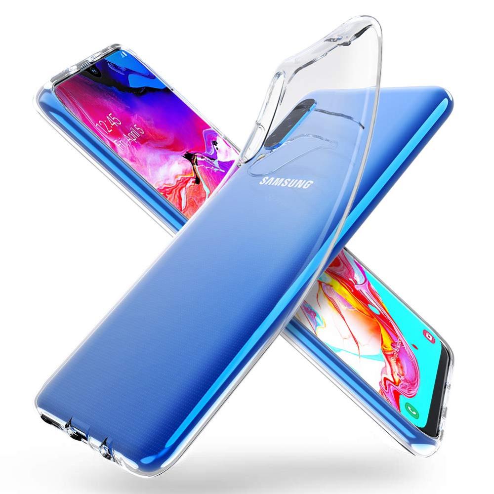 Samsung Galaxy A70 - Transparent TPU Skal