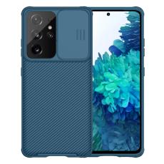 Samsung Galaxy S21 Ultra - NILLKIN CamShield Pro Skal - Blå