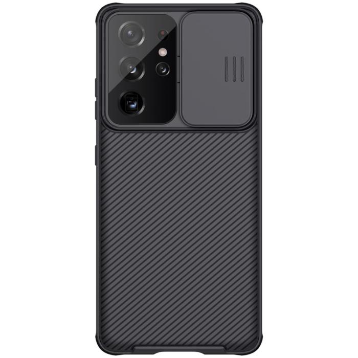 Bild 2, Samsung Galaxy S21 Ultra - NILLKIN CamShield Pro Skal - Svart