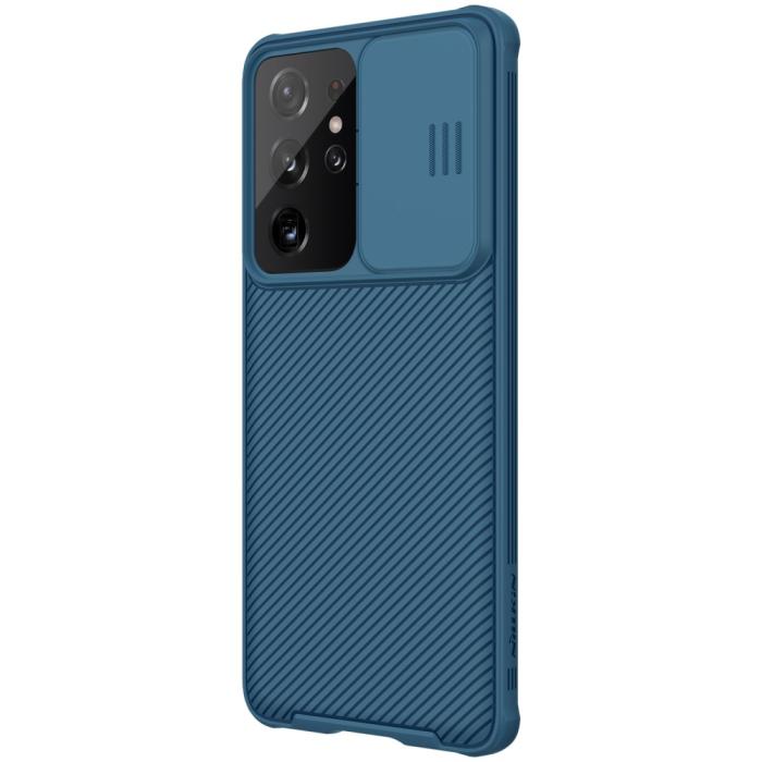 Bild 4, Samsung Galaxy S21 Ultra - NILLKIN CamShield Pro Skal - Blå