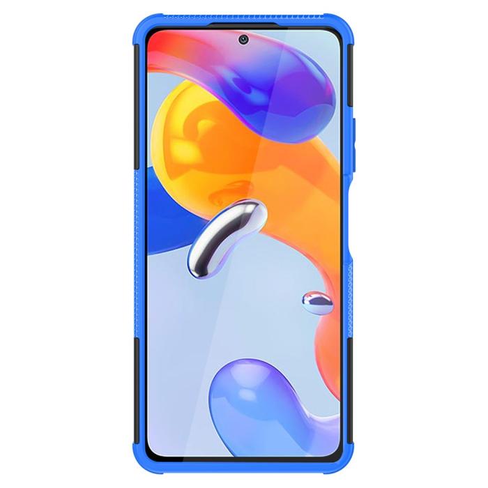 Bild 3, Xiaomi Redmi Note 11 Pro 5G Skal Stöttåligt med Stöd Blå