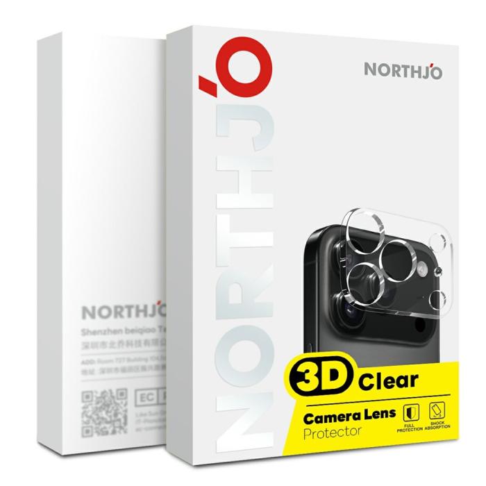Bild 4, NORTHJO Xiaomi 17T 2-PACK Linsskydd Härdat glas Transparent