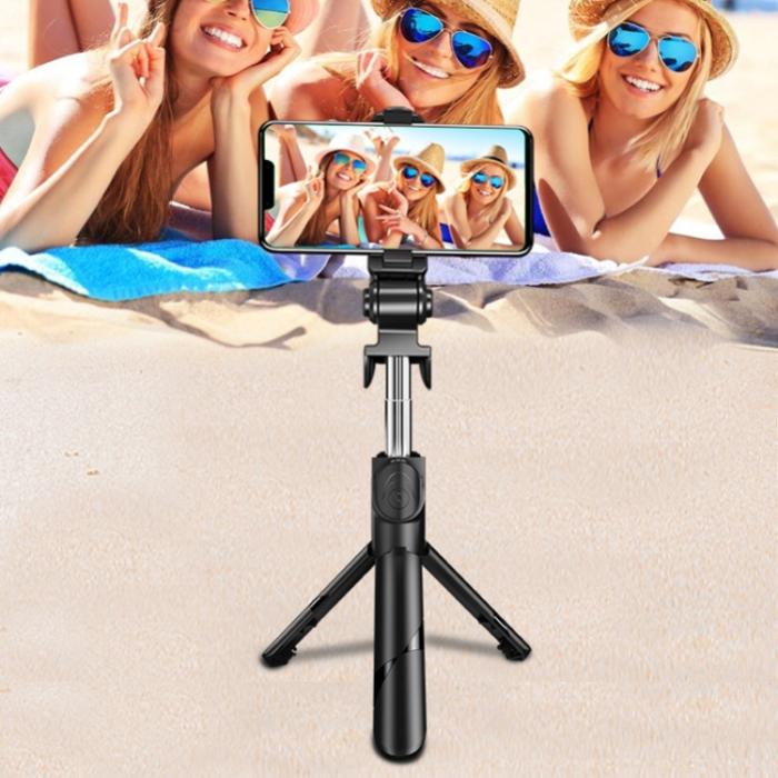 Bild 6, Selfie Stick Tripod Trådlös Bluetooth 360° Svart