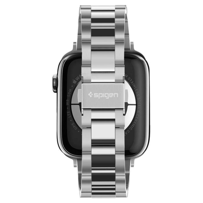 Bild 5, Spigen Apple Watch 38/40/41/42 mm Armband Modern Fit Silver