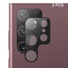 ENKAY Samsung Galaxy S25 Ultra Linsskydd H&auml;rdat Glas Svart