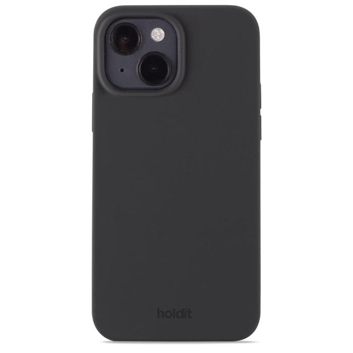 Bild 1, holdit iPhone 15 Mobilskal Silikon Svart