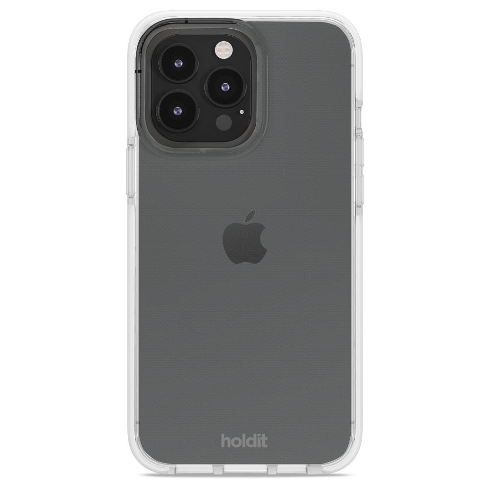 holdit iPhone 15 Pro Max Mobilskal Seethru Vit