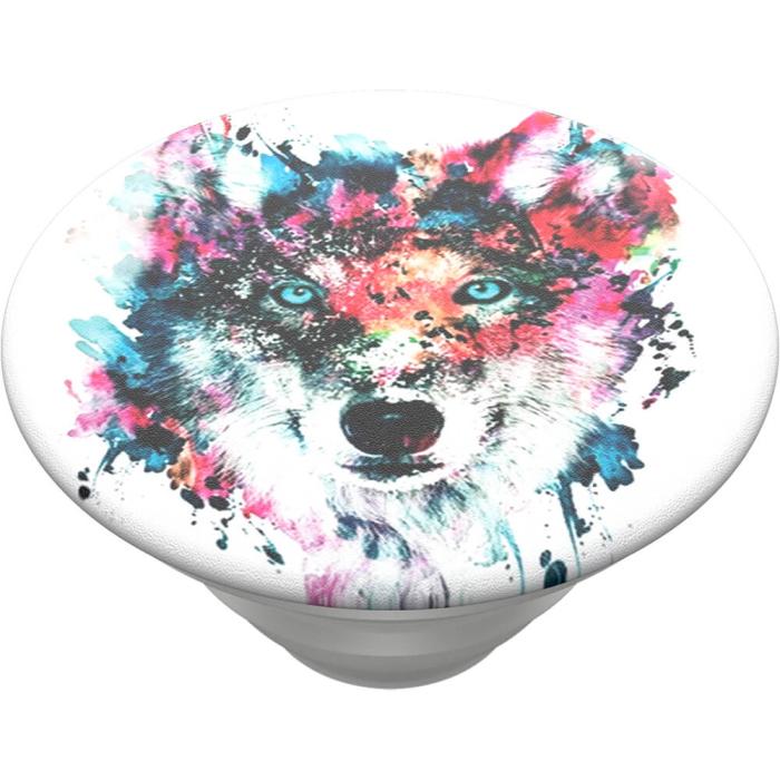 Bild 5, PopSockets Avtagbart Grip med Ställfunktion Wolf