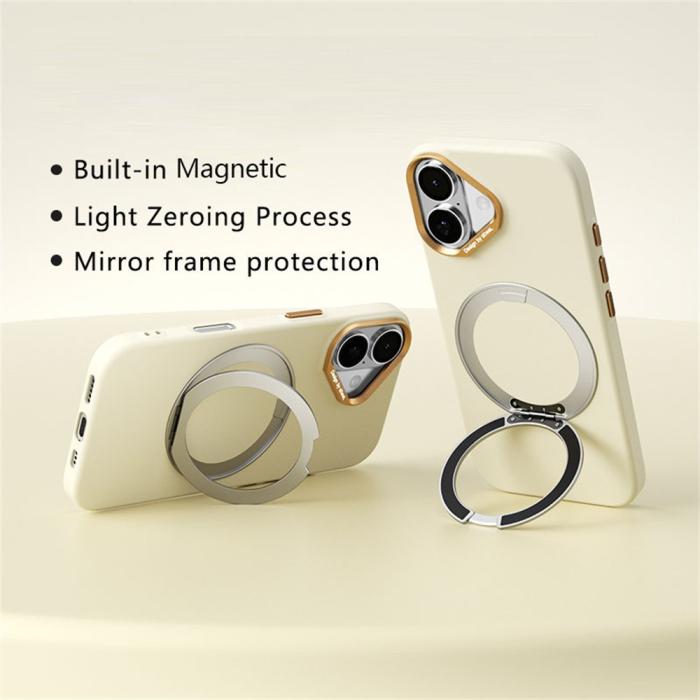 Bild 2, ABEEL iPhone 17 / 18 Skal MagSafe Silikon PC Gul
