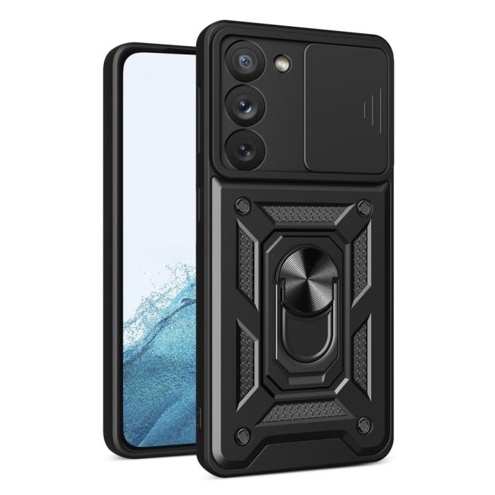 Bild 1, Samsung Galaxy S23 Skal CamShield Ring Hybrid Svart