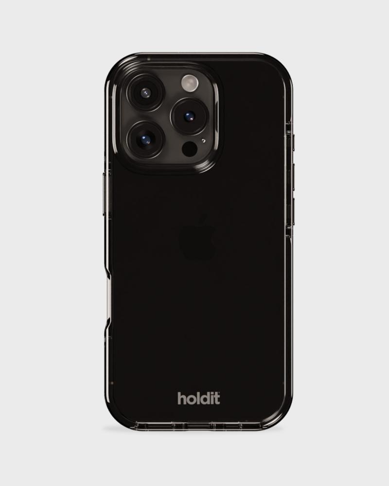 holdit iPhone 16 Pro Max Mobilskal Seethru Svart