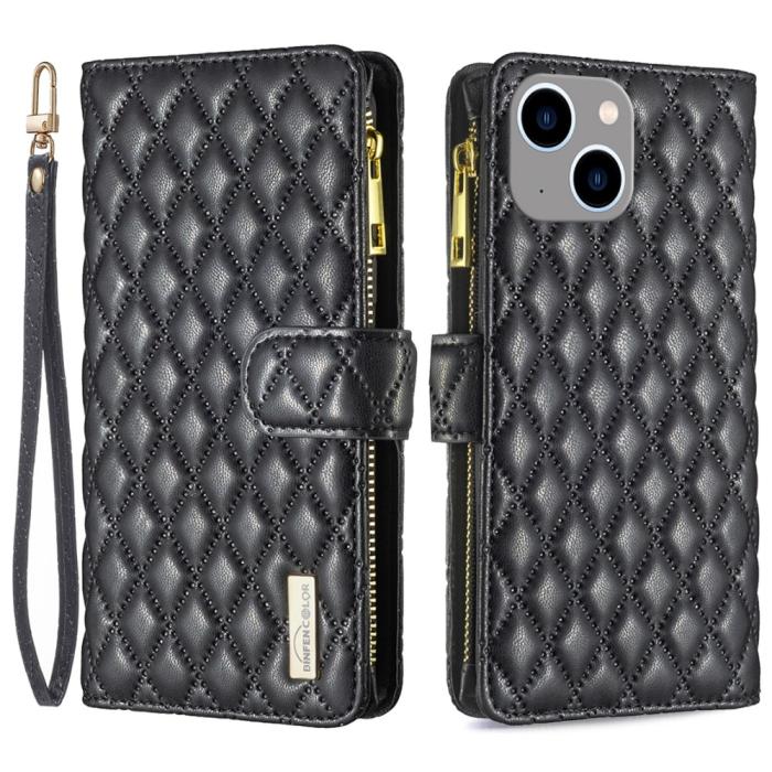 Bild 1, iPhone 15 Plus Fodral Diamond Multifunktionell Svart