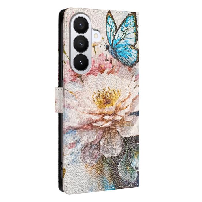 Bild 4, Samsung Galaxy S26 Fodral Med Tryck Blommor/Fjärilar