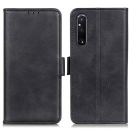 Sony Xperia 1 V Fodral Magnetisk Stängning Svart