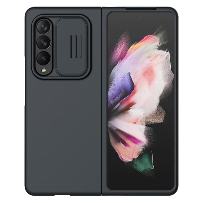 Bild 1, NILLKIN Galaxy Z Fold 3 Skal CamShield Liquid Silikon Svart