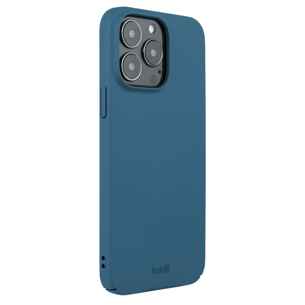 holdit iPhone 15 Pro Max Mobilskal Slim Denim Blue