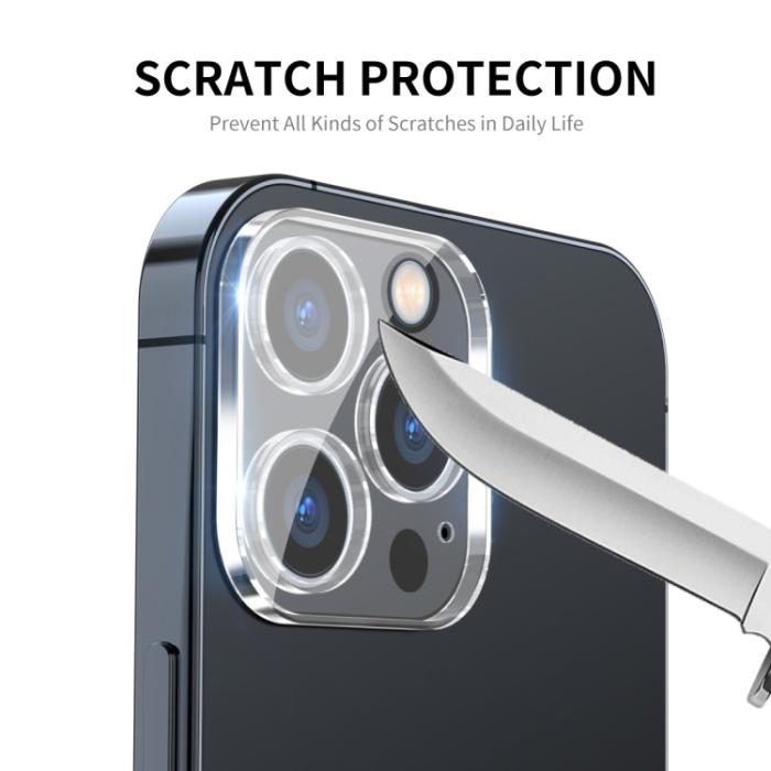 Bild 4, ENKAY iPhone 15 Pro / 15 Pro Max 2-PACK Linsskydd Härdat Glas
