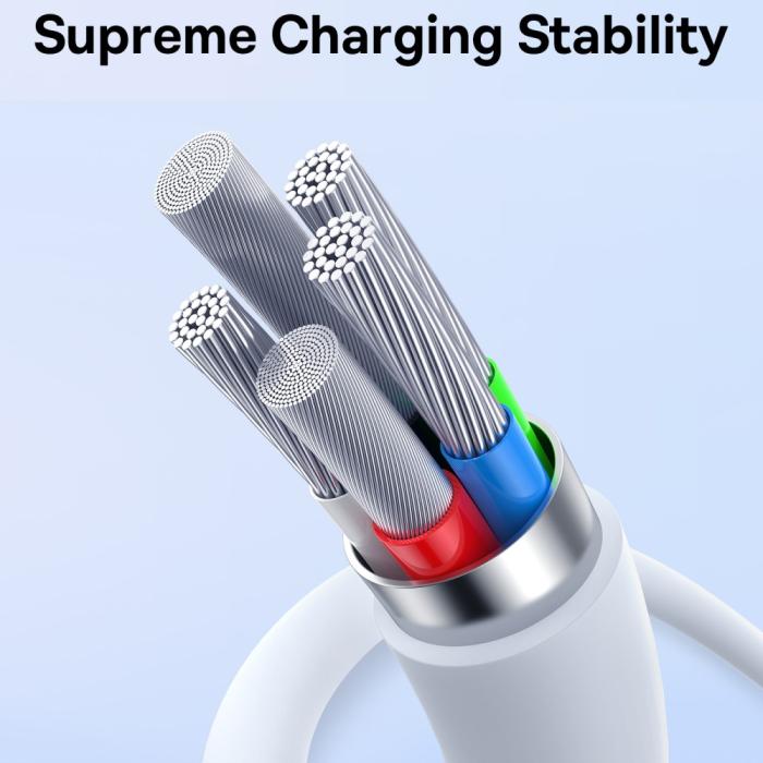 Bild 4, Baseus 2m 30W PD USB-C - USB-C Kabel Superior Series 2 Vit